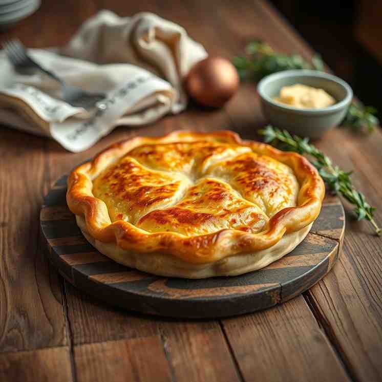 Bosnian Prijesnac - Easy Oven-Baked Cheese Pastry Recipe